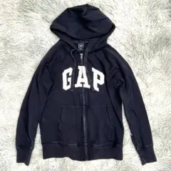 【GAP】ギャップ レディース パーカー フルジップ ネイビー XSサイズ