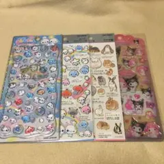 あわわちゃんプチドロップステッカー　大人の図鑑　ドロップジェリーシール4枚セット