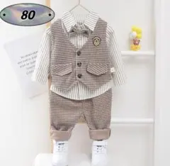☆新品☆フォーマル 男の子　セットアップ　入園式　結婚式　スーツ　80cm