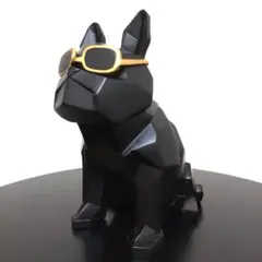 可愛いい‼️ ブラック フレンチ ブルドックの置物