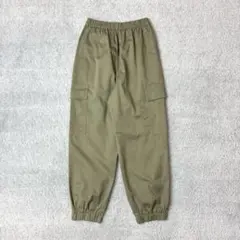 ジーユー　カーゴジョガーパンツ　カーキ　Mサイズ　ウエストゴム