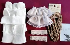 ぬい服　くまみみポンチョ　セット