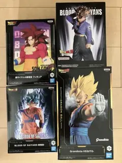 ドラゴンボール フィギュア 4種セット孫悟空　ベジット　トランクス　②のサムネイル