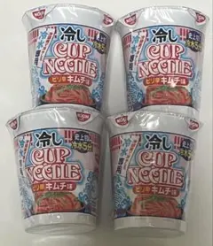 日清 冷しカップヌードル ピリ辛キムチ 4個セット - メルカリ