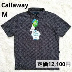 新品 Callaway ゴルフ メンズ ウェアポロシャツ かざあなメッシュ M
