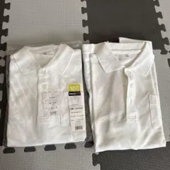 ★未使用品★２枚セット 半袖ポロシャツ 160サイズ 白色