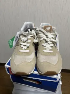 New Balance ML574AA2ベージュ スニーカー　お値下げ‼️
