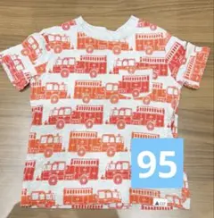 GAP Tシャツ　消防車プリント 2years サイズ95 ギャップ　男の子