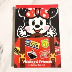 平成レトロ　Mickey & Friends メモ帳　カミオジャパン