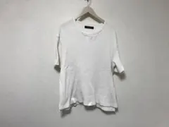 本物ナノユニバースnanouniverseコットンワッフル半袖Tシャツメンズ白S