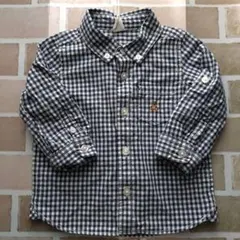 GAP チェック柄シャツ 12-18ヶ月 80〜90 お呼ばれ