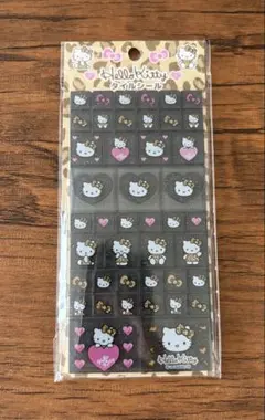 サンリオ タイルシール ハローキティ ヒョウ柄