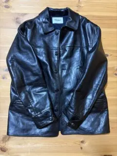 超希少 THIS MAN オリジナルレザーカーディガンジャケット - メルカリ