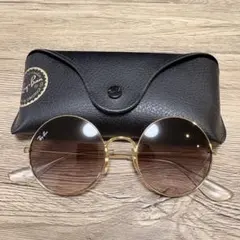 Ray-Ban ゴールドラウンドサングラス