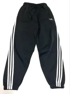 adidas アディダス パンツ ズボン ジャージ ブラック サイドライン