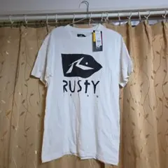 RUSTY ホワイト Tシャツ 【L】※最終値下げしました♪