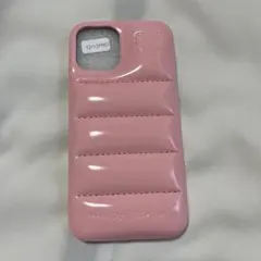 里美 山本様　iPhone12ケース　ダウンジャケット　メタリックピンク