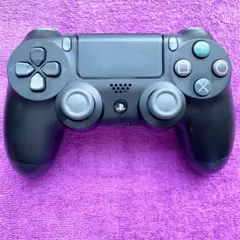 PS4 コントローラー 純正 ジェットブラック w0L-7 【超美品】