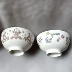 キキララ 茶碗 お茶碗 2004年 レア 平成レトロ リトルツインスターズ
