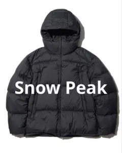 SNOW PEAK Recycled Light Down ブラック L