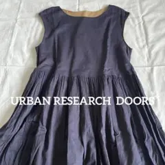 【URBANRESEARCHDOORS】ワンピースコットンボイルリバーシブル