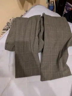 GLOBAL WORK チェック柄 スラックス M