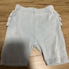 フリル付きデニム風ショートパンツ 80