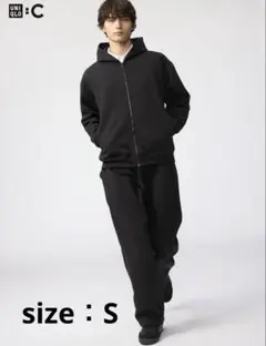 ユニクロC スウェットワイドパンツ　S