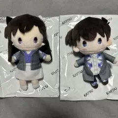 名探偵コナン 中国 隻眼の残像 工藤新一 毛利蘭 指人形 マスコット ぬいぐるみ