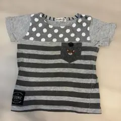 ZOOMIC Tシャツ 80cm ボーダー ドット柄のサムネイル
