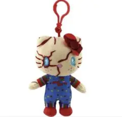 ハロウィン チャッキー ハローキティ ホラー キーホルダー ぬいぐるみ