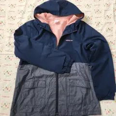 adidas neo フード付きジャケット ネイビー/ピンク