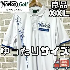 【24時間以内/早い者勝ち】ノートンゴルフ メンズ 半袖ポロシャツ XXLサイズ