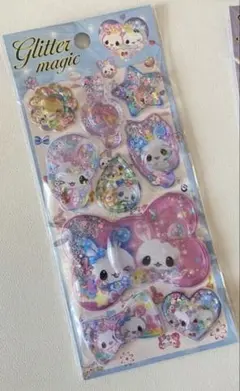 ウォーターINシール♡グリッターマジック 平成女児 キラキラ ウォーターシール