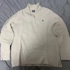 Polo by Ralph Lauren グレー ジップアップセーター L