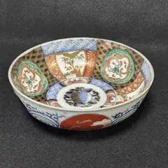 骨董皿 古伊万里 金彩色絵皿 宝尽くし 宝船 花鳥文 平皿 一枚 - メルカリ