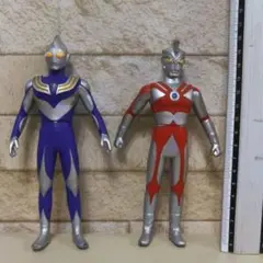 ウルトラマン ソフビ 2個組