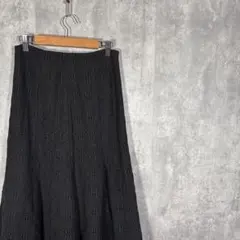 K.T Kiyoko Takase ロングフレアスカート　ブラック　sizeMのサムネイル