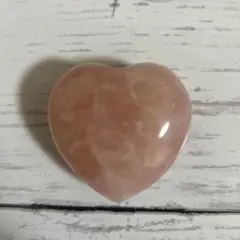 【即日発送】ローズクォーツ ハート型置物