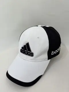 【adidas】boost キャップ ホワイト/ブラック スポーツ　ゴルフ