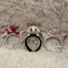 東京ディズニーリゾート おしゃれキャット マリーカチューシャセット レア