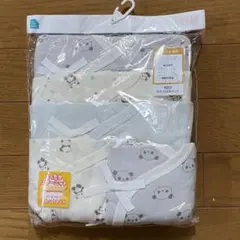 新生児肌着　5枚組 短肌着　コンビ肌着 パンダ柄