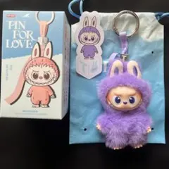 【T】POPMART THE PIN FOR LOVE ラブブ　イニシャル