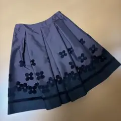 M'S GRACY エムズグレイシー グレー 花柄 スカート フレア 38 - メルカリ