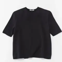 SLOANE boutique310 肩で魅せる半袖ニット ブラックMサイズのサムネイル