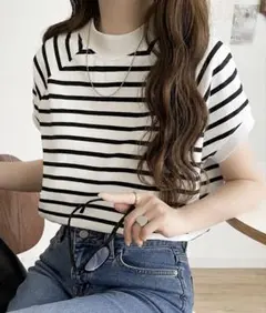 classicalelf ボーダー半袖Tシャツのサムネイル