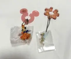 ディズニー 40周年 ミッキーチャーム、ティンカーベルチャーム　おまけ　セットのサムネイル