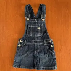 MPS デニムオーバーオールジャンパースカート 110