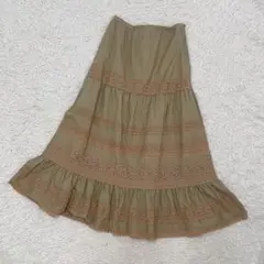 INGEBORG♡インゲボルグ　ピンクハウス　レース　ティアード　ロングスカート