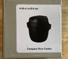 【未使用】recolte レコルトコンパクトライスクッカー ブラックのサムネイル